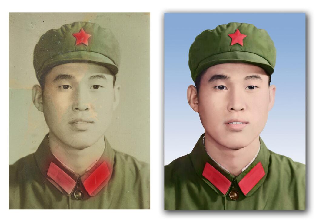 古塔破损照片修复-18